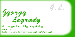 gyorgy legrady business card