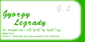 gyorgy legrady business card